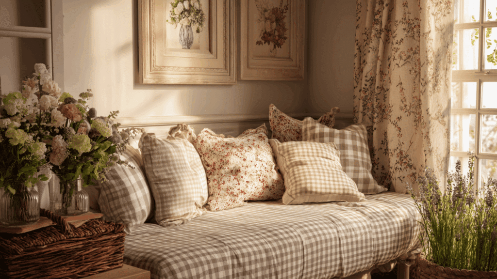 use cottage style fabric patterns