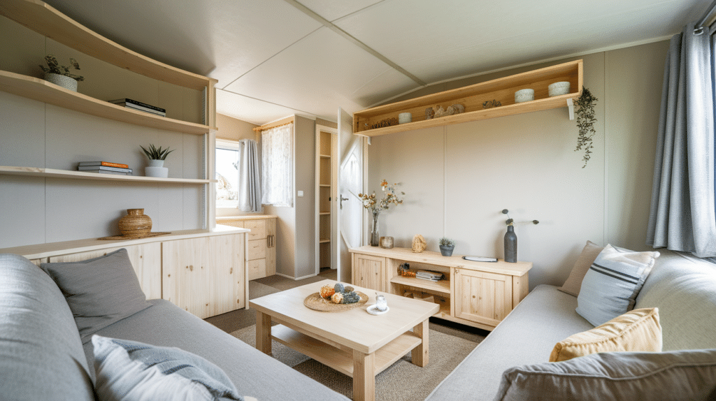 use light wood tones