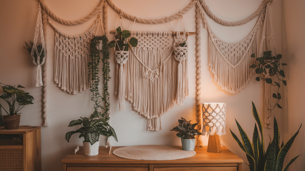 use macrame decor