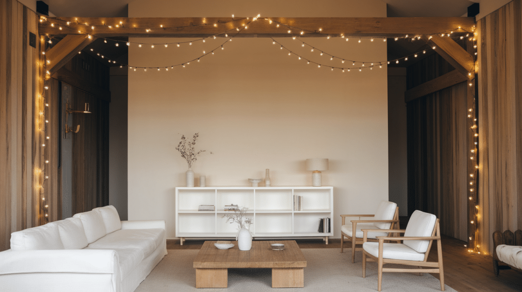 use soft warm lighting