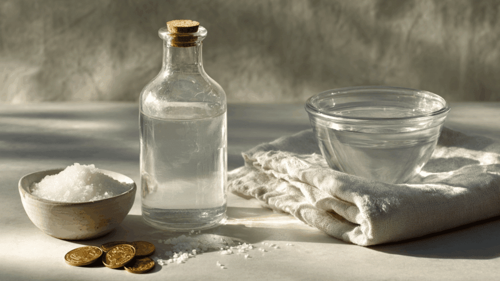 vinegar and salt method