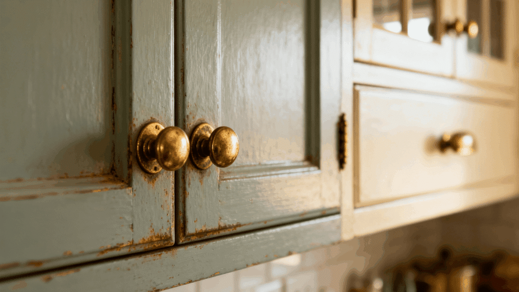 vintage brass hardware