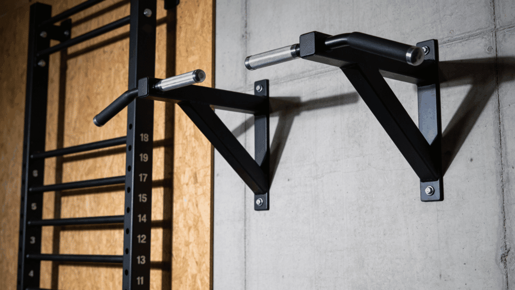 wall mounted dip bars