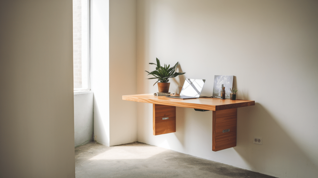 wall mounted floating desk