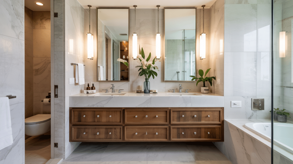 wall mounted vanities