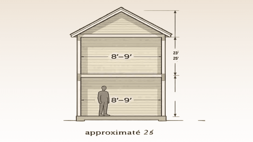 what-is-the-average-height-of-a-2-story-house