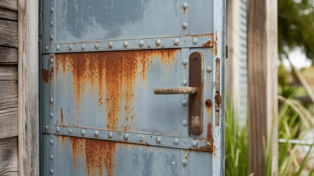 when is it time to paint a metal front door