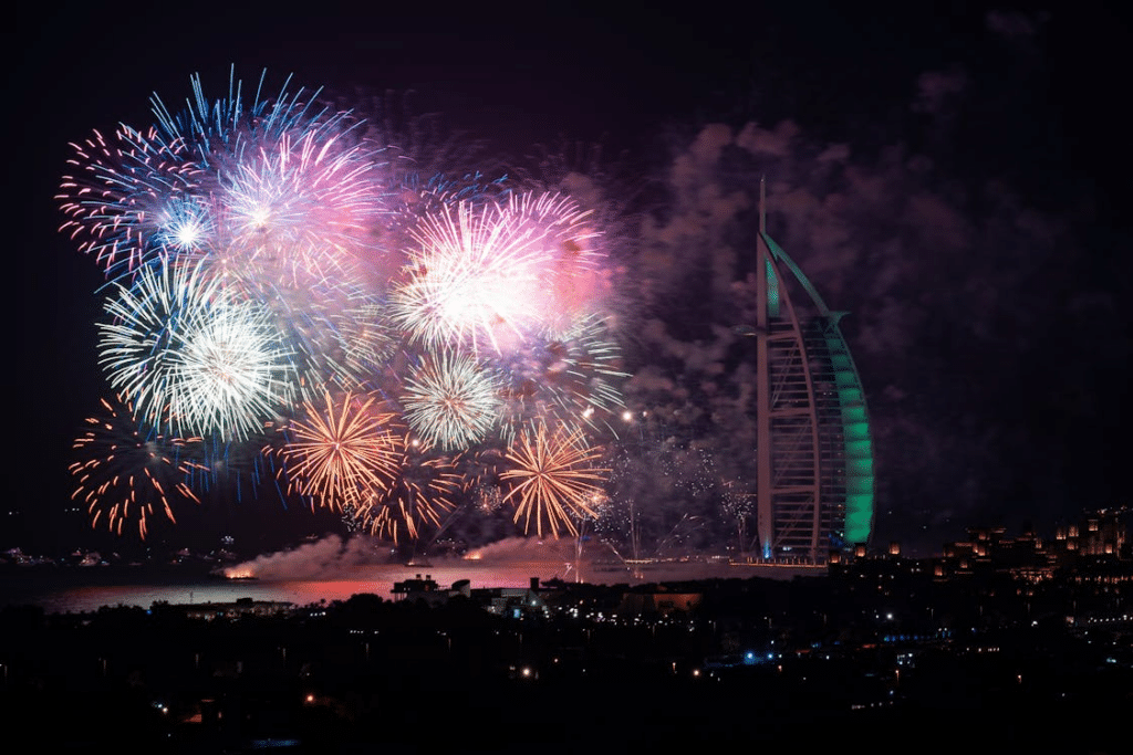Plan stylish New Year holidays in the UAE with simple tips on stays, transport, outfits, food, fireworks spots, and calm moments around midnight.