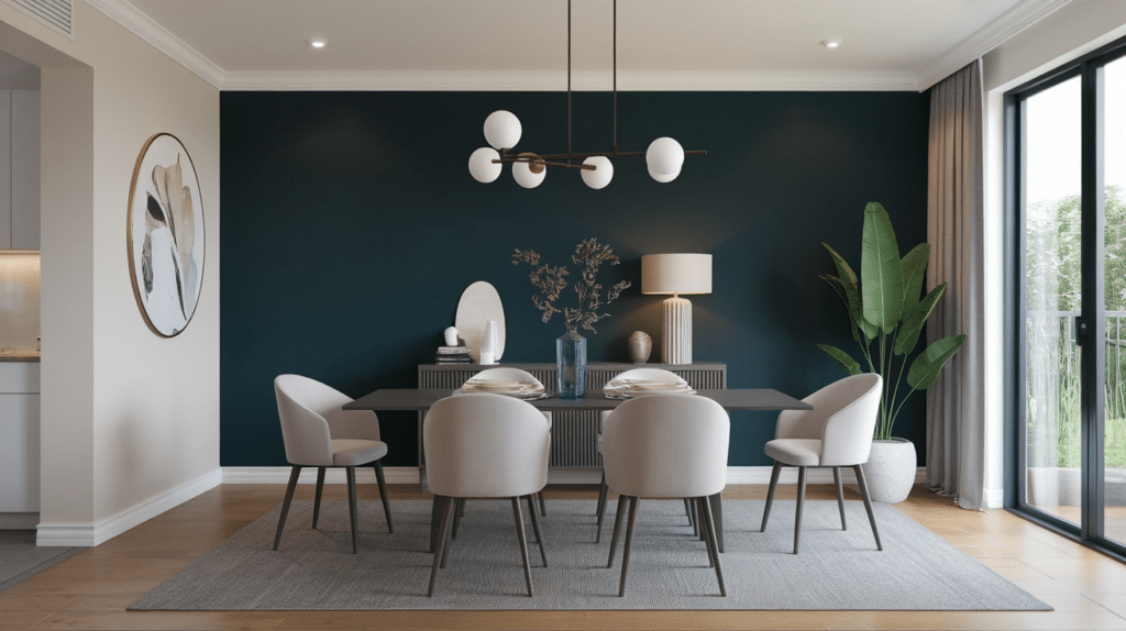 1. Bold Paint Color Accent Wall