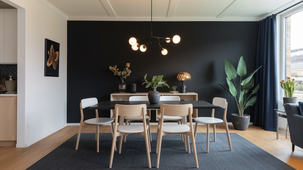 11. Dark Moody Accent Wall