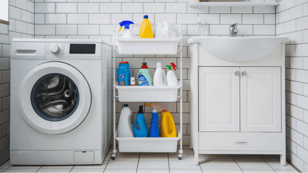 2. Narrow Pull Out Storage Tower