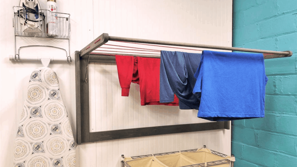 6. Fold Down Drying Rack