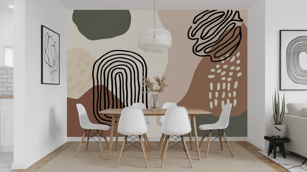 9. Mural Style Accent Wall