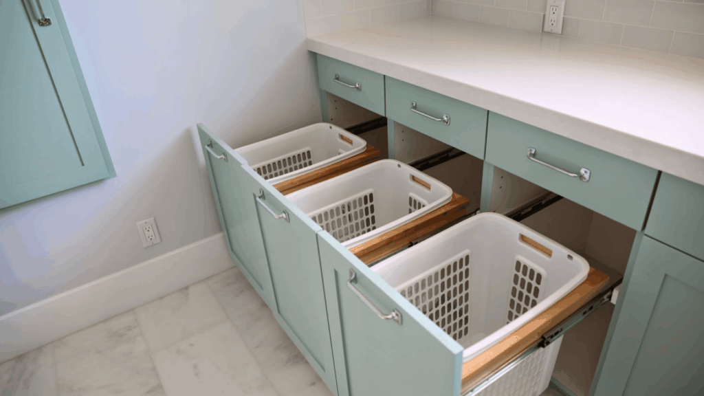 9. Pull-Out Storage Drawers