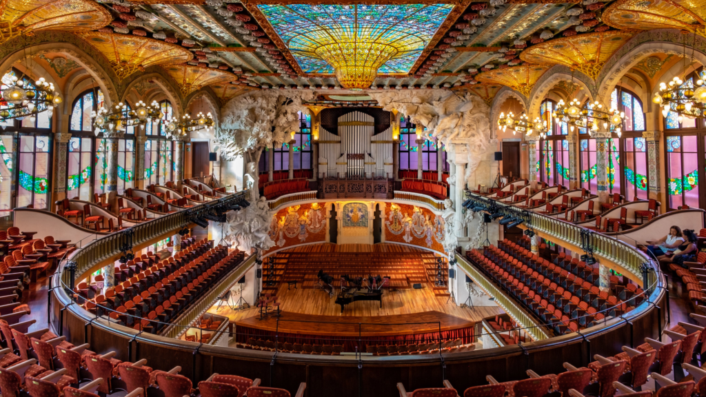 Palau de la Música Catalana in Spain