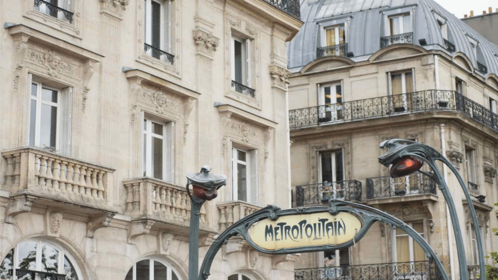 Paris Métro Entrances in France