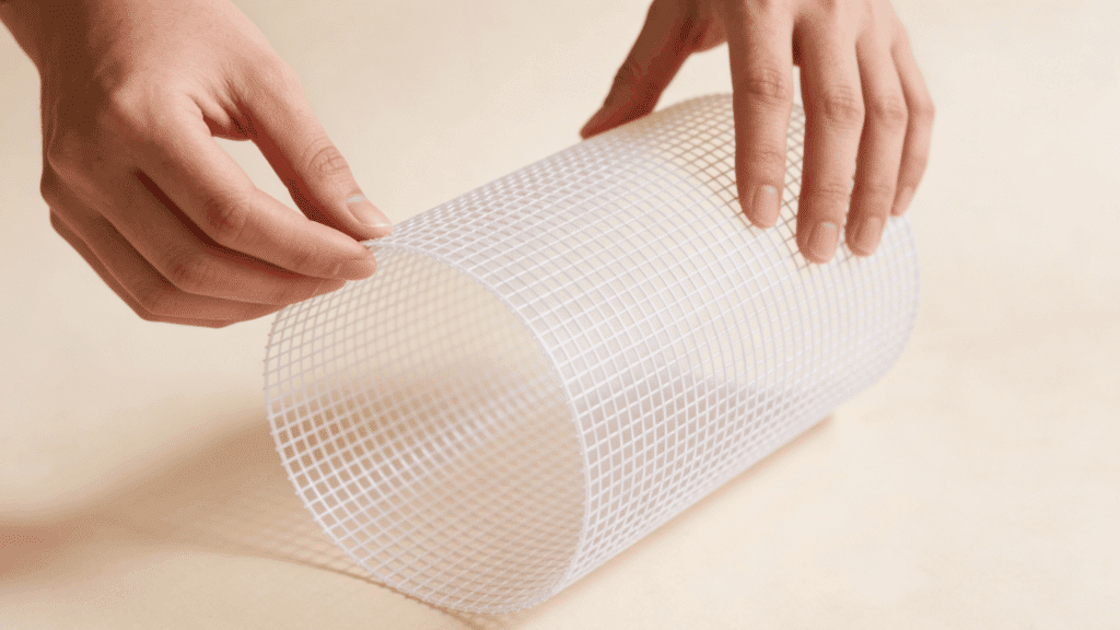 Shape the Wire Mesh into a Cylindrical Pole