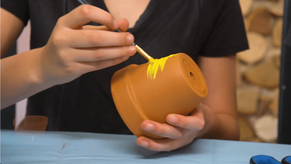 Step 1 Create Fairy Houses Using Small Pots