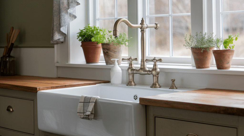 add a farmhouse sink