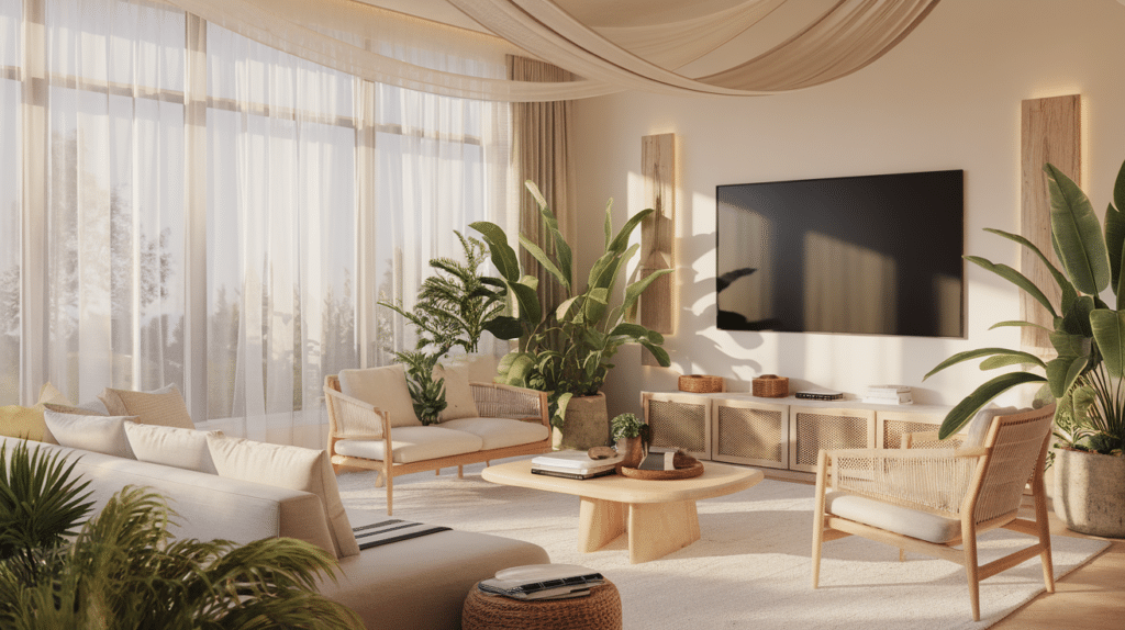 bright and airy setup