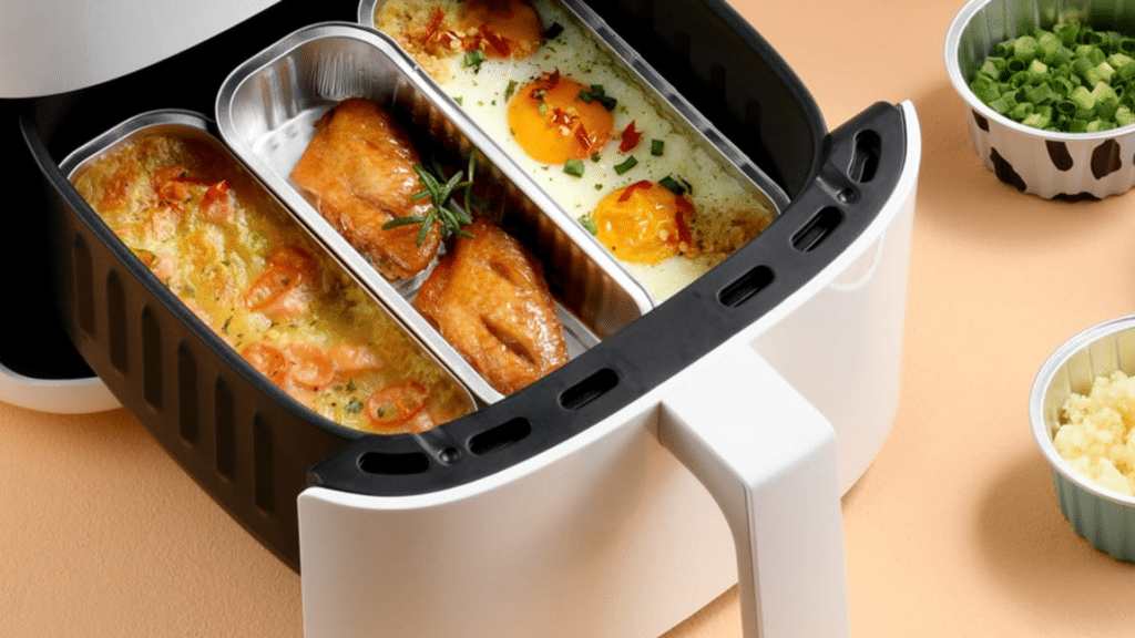 can you put foil in an air fryer