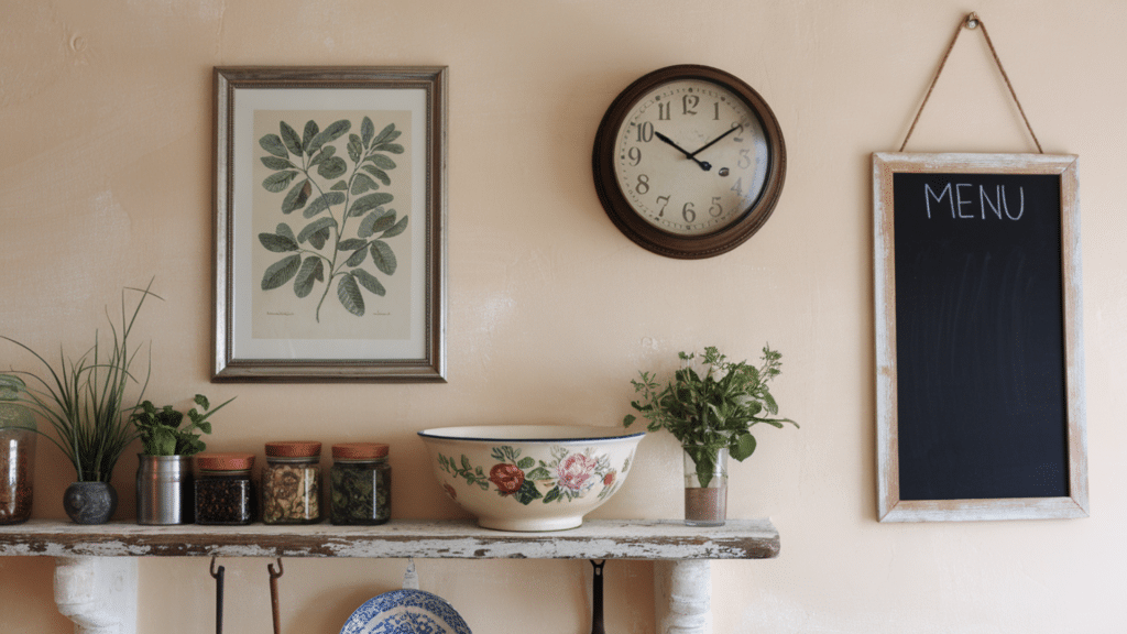 choose simple vintage inspired art