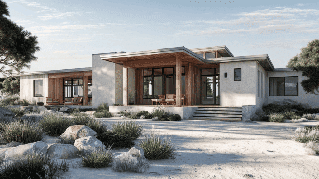 coastal modern ranch style