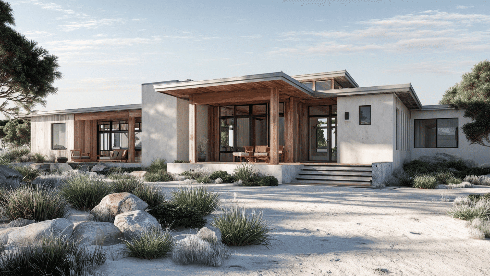 17 Modern Ranch House Designs That Redefine Living Spaces - Opple House
