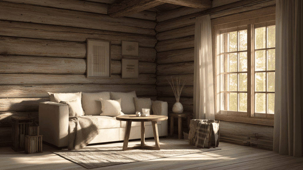 cozy log cabin interior design for your dream retreat _