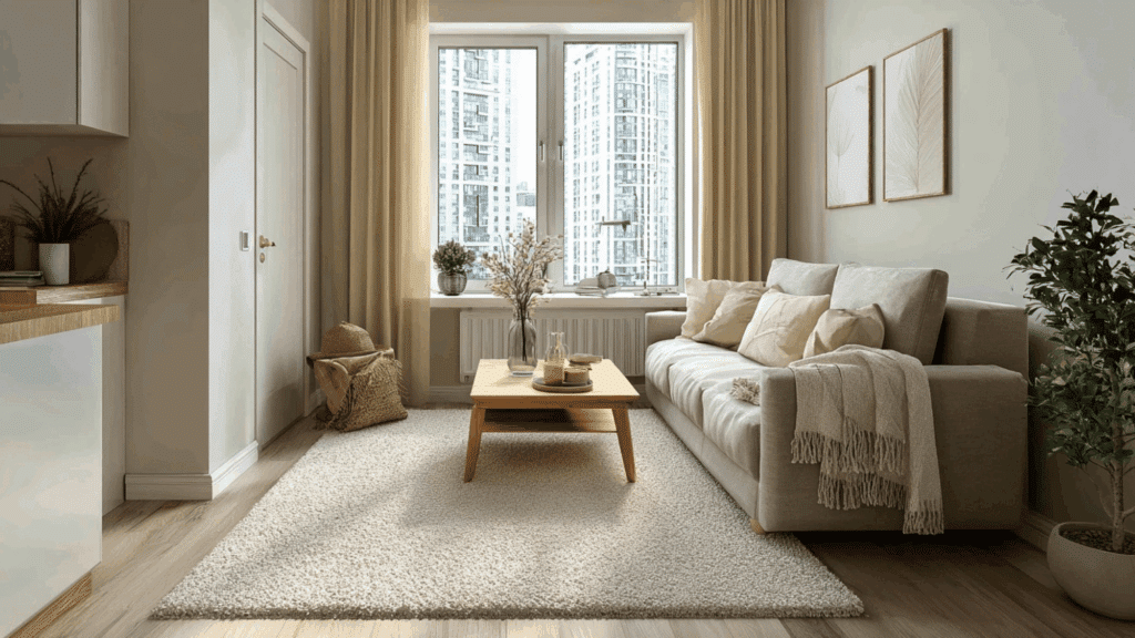 cozy small studio apartment