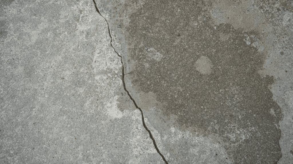 cracks in basement floor