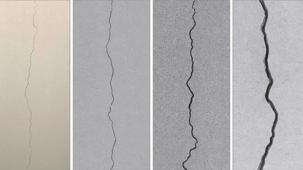 different types of basement floor cracks