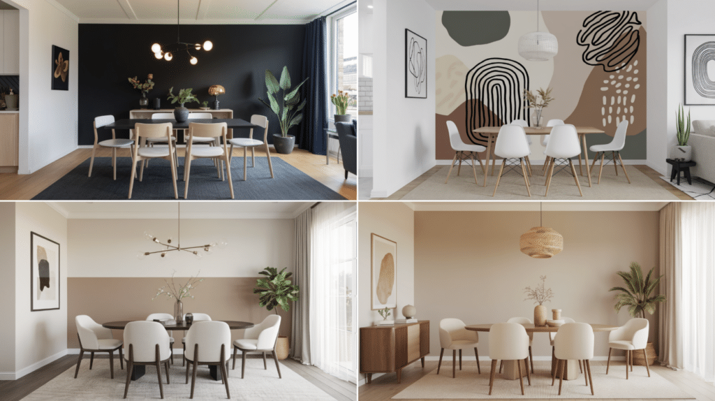 dining room accent wall