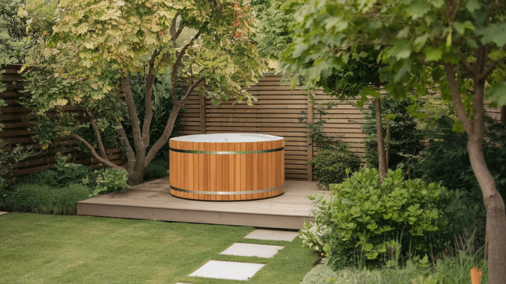 diy budget hot tub deck