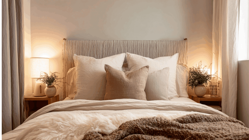 diy headboard using fabric or panels