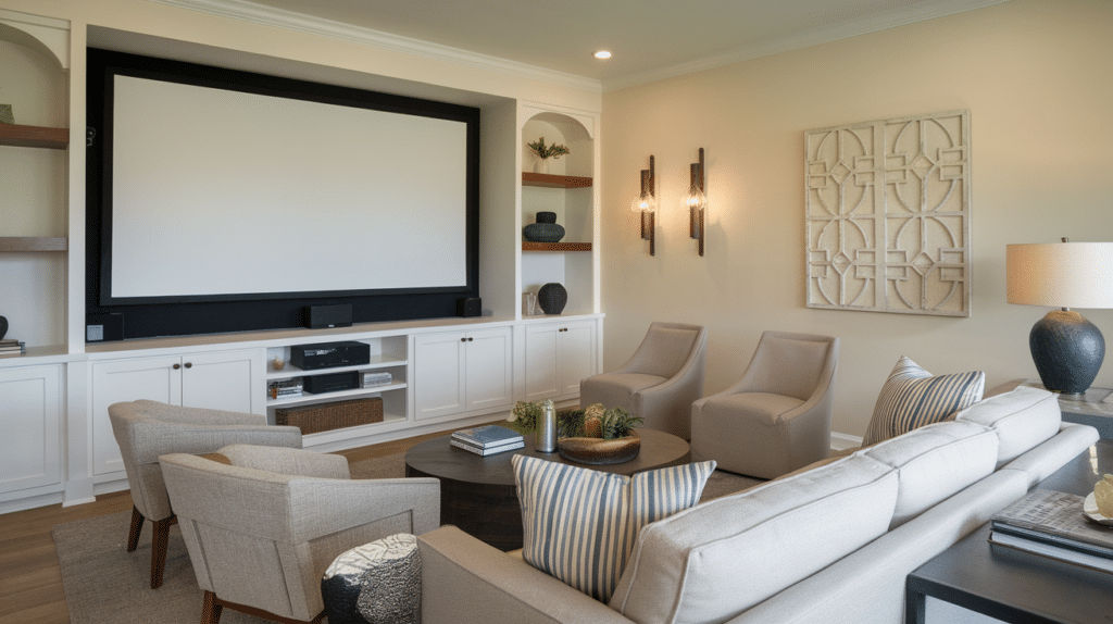dual purpose media room