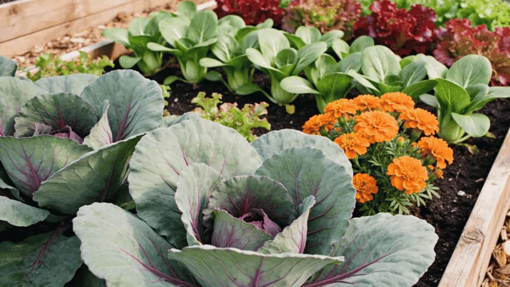 edible flower garden layout