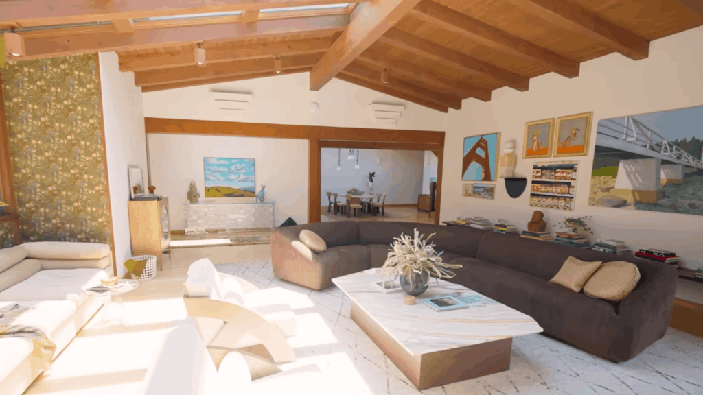 emma chamberlain house-Living Room