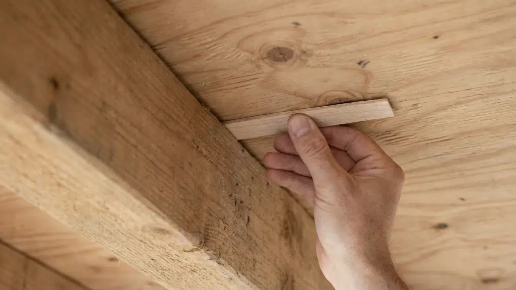 fixing squeaky floors from below