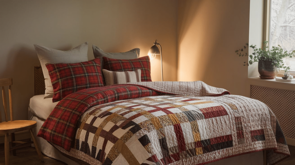 flannel sheets or quilt