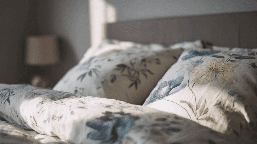 floral bedding or duvet covers