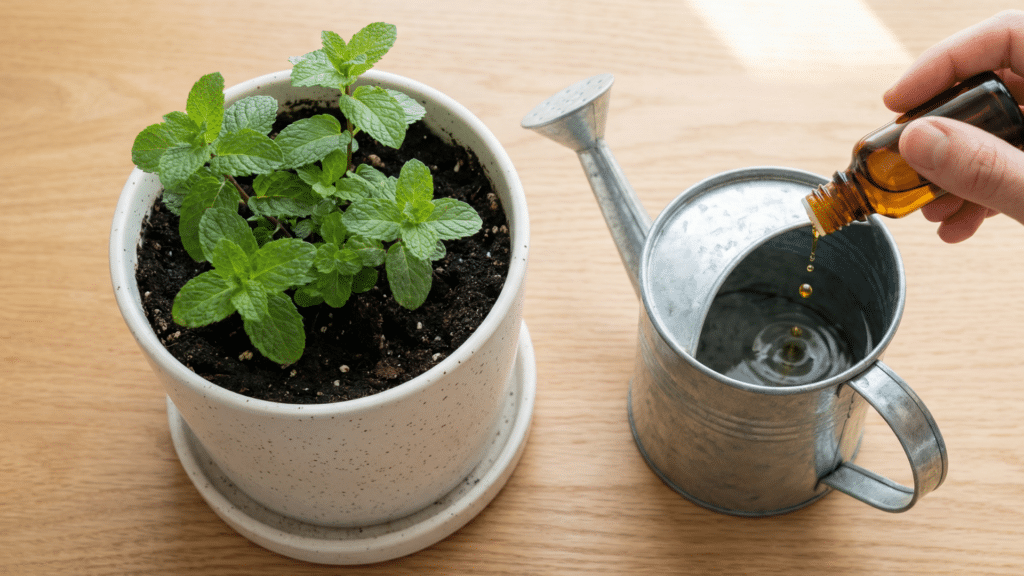 giving a little plant food