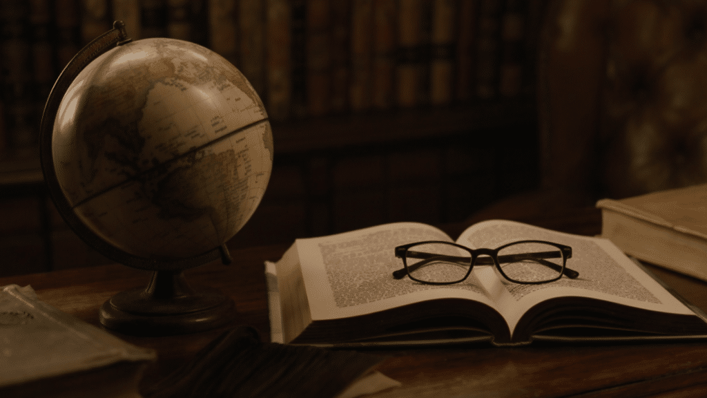 globe or vintage map