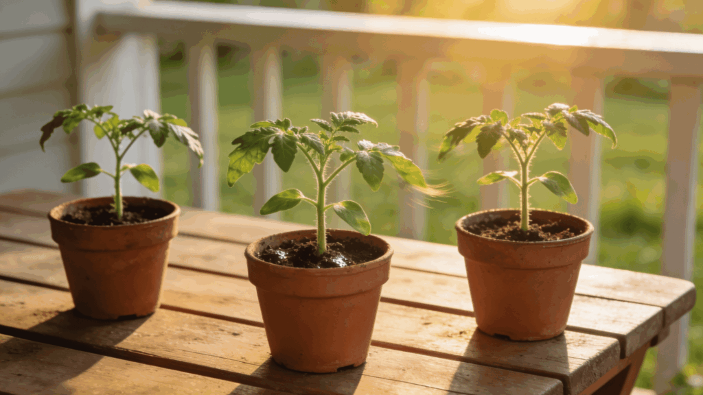 harden off before transplanting