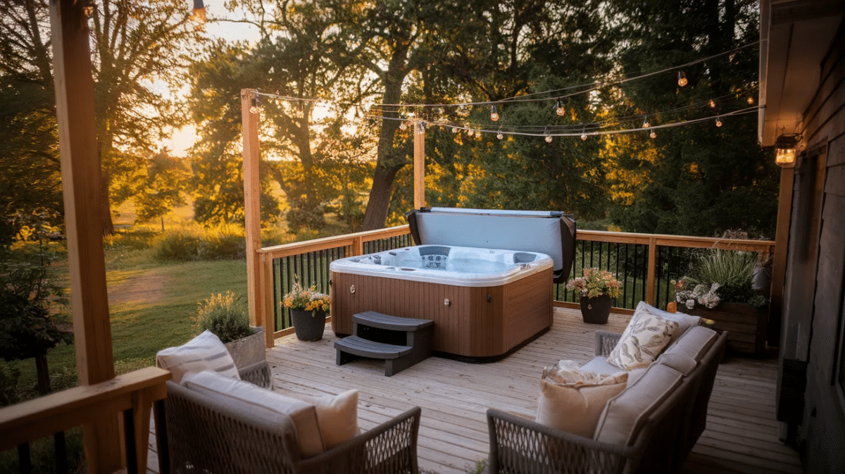 21 Simple Hot Tub Ideas for Your Deck - Opple House