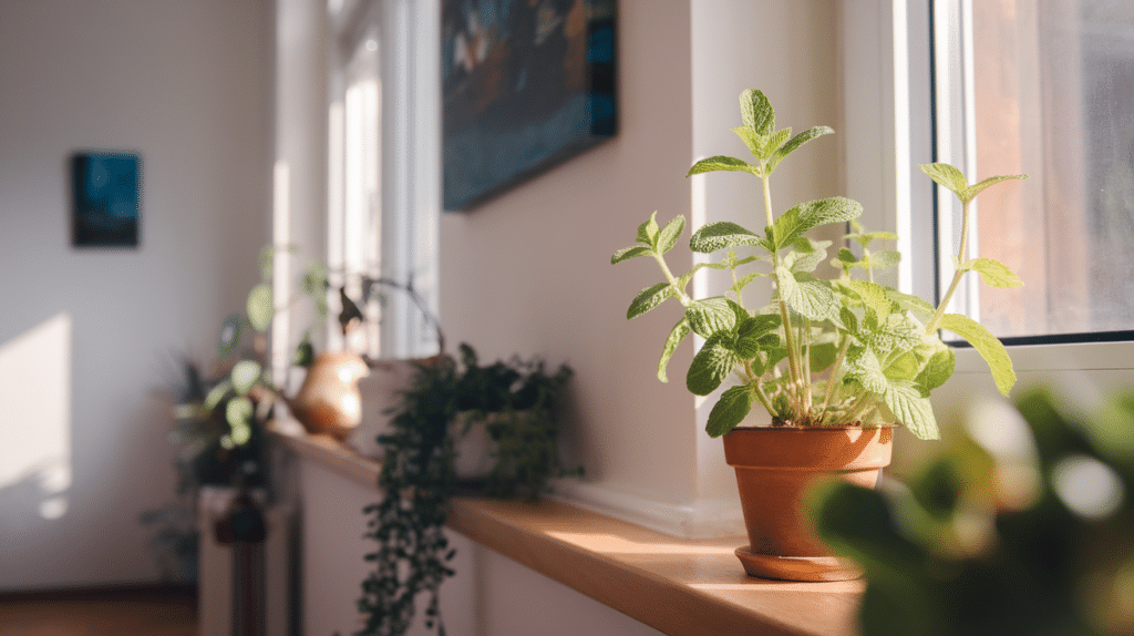how to grow mint indoors