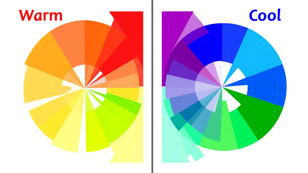 how to tell warm and cool colors apart