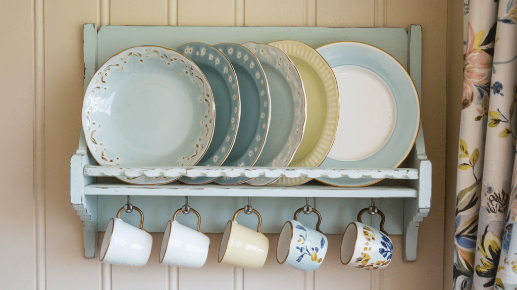 include wall mounted plate racks