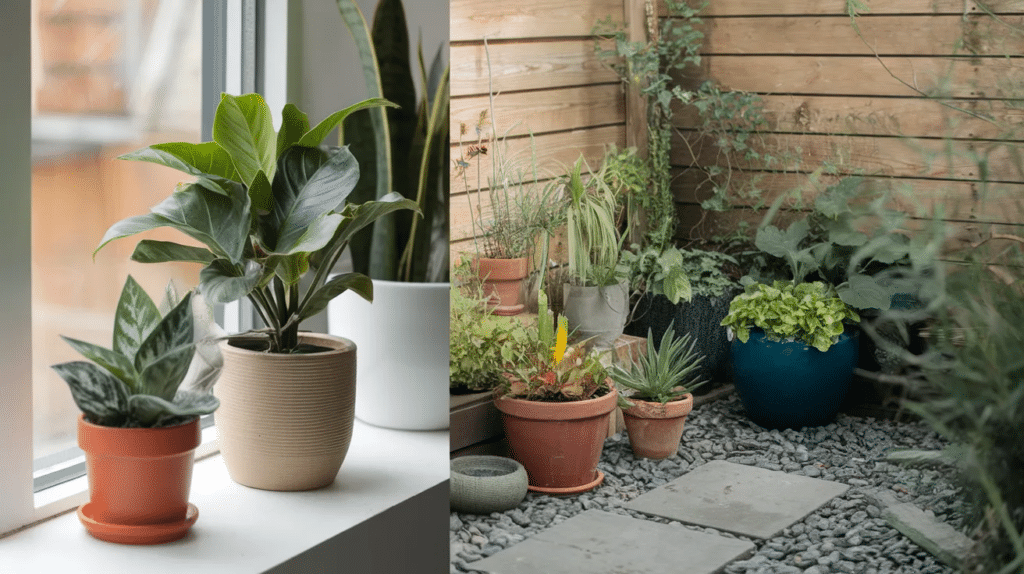 indoor vs outdoor plant care key differences