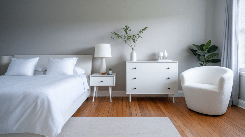 keep furniture shapes simple